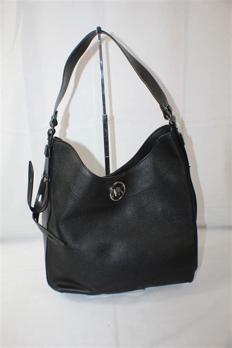 michael kors bowery hobo|Bowery Large Pebbled Leather Shoulder Bag .